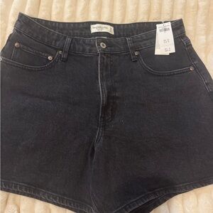 Abercrombie & Fitch Dark Denim Jean Shorts